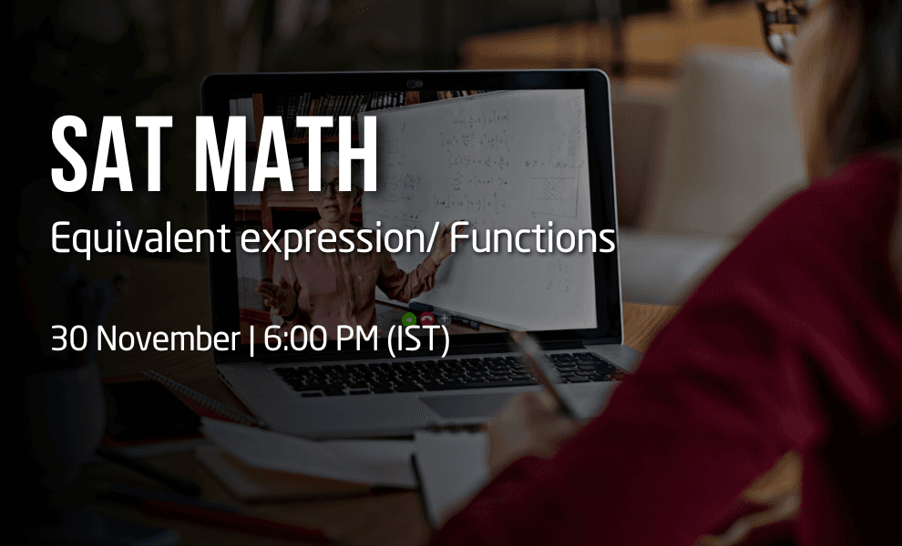 SAT Math: Equivalent expression/ Functions