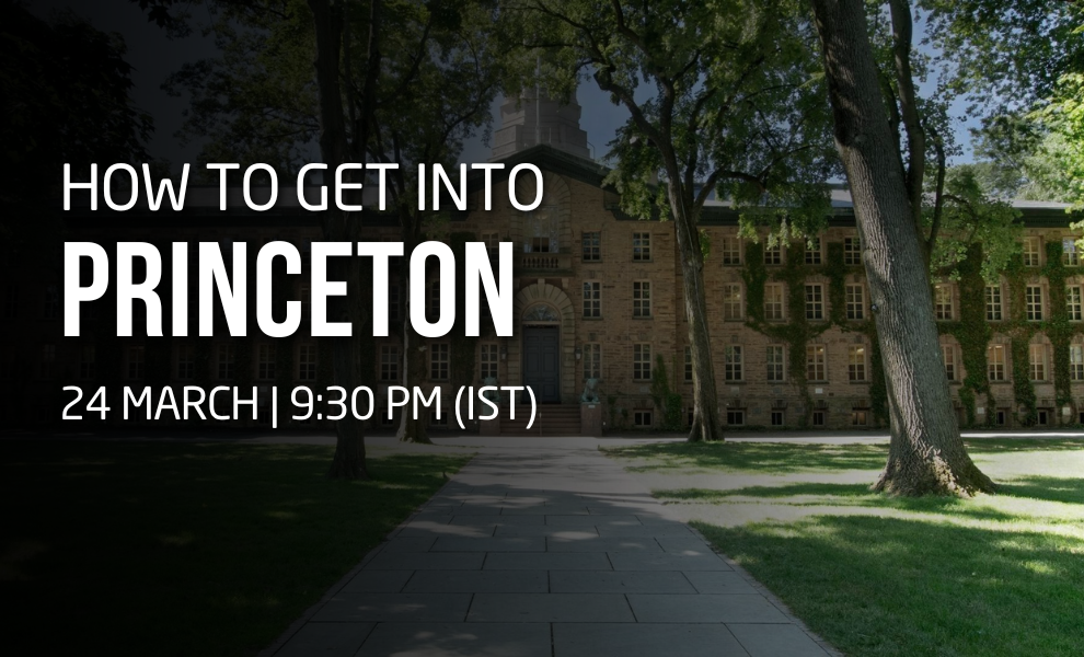 HOW TO GET INTO
PRINCETON