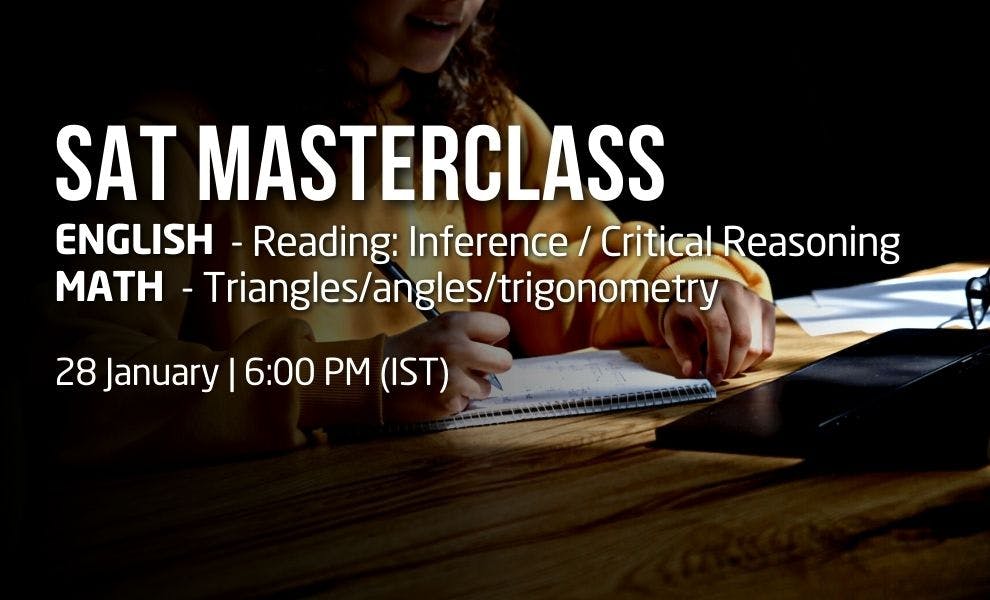 SAT Eng: Reading: Inference / Critical Reasoning | SAT Math: Triangles/angles/trigonometry