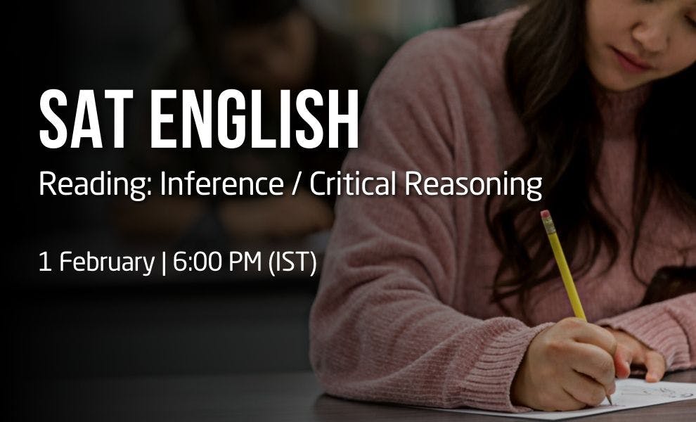 SAT Eng: Reading: Inference / Critical Reasoning