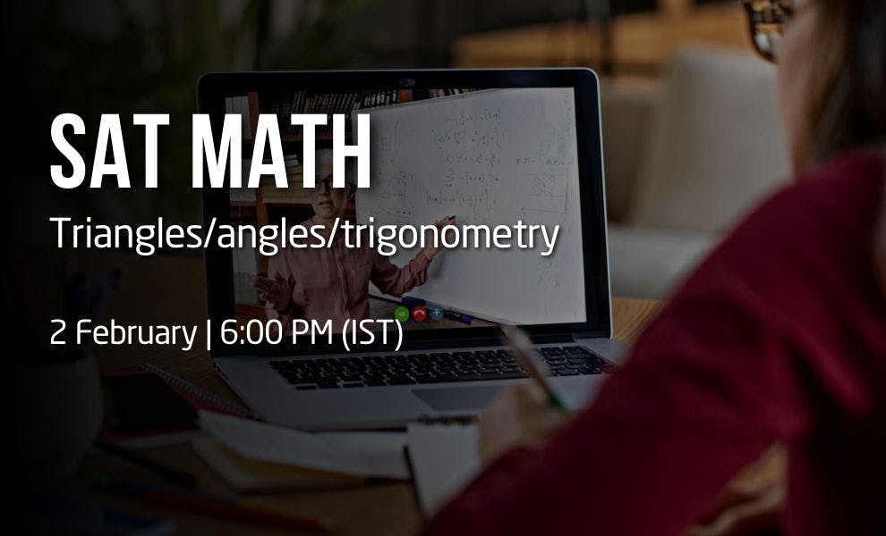SAT Math: Triangles/angles/trigonometry