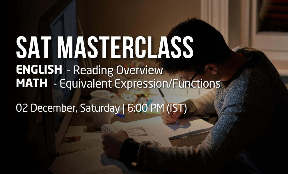 SAT Eng: Reading: Overview | SAT Math: Equivalent expression/ Functions